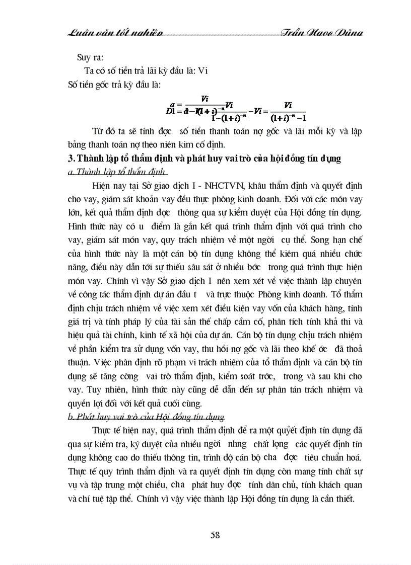 image for page Một số giải pháp nâng cao chất lượng thẩm định dự án đầu tư tại Sở giao dịch I Ngân hàng Công thương Việt Nam 1