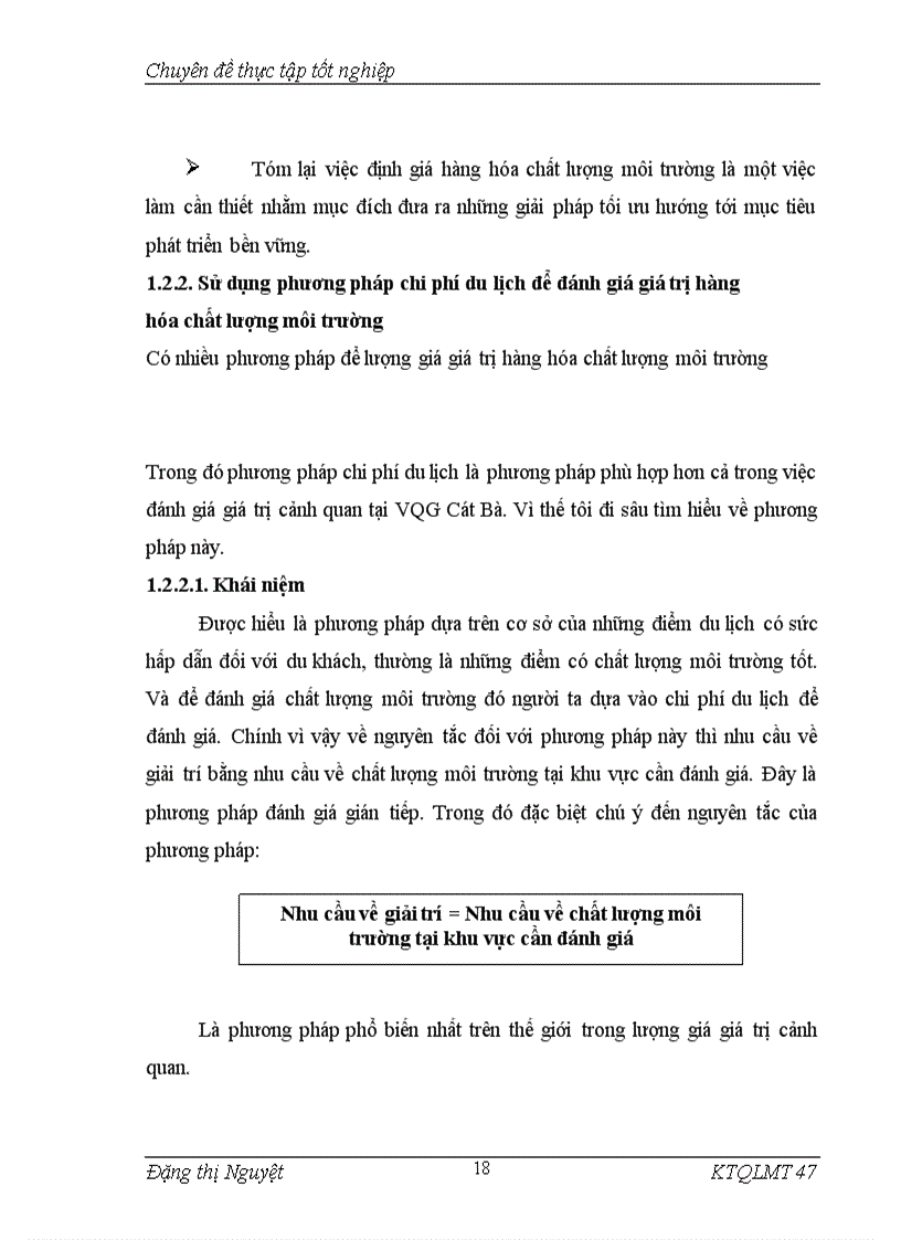 image for page Áp dụng phương pháp chi phí du lịch để đánh giá giá trị cảnh quan vườn quốc gia Cát Bà Hải Phòng