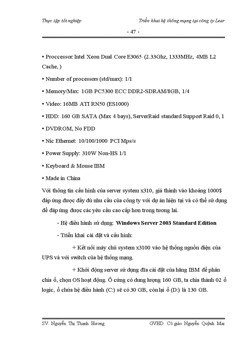 image for page Triển khai hệ thống mạng tại công ty lear