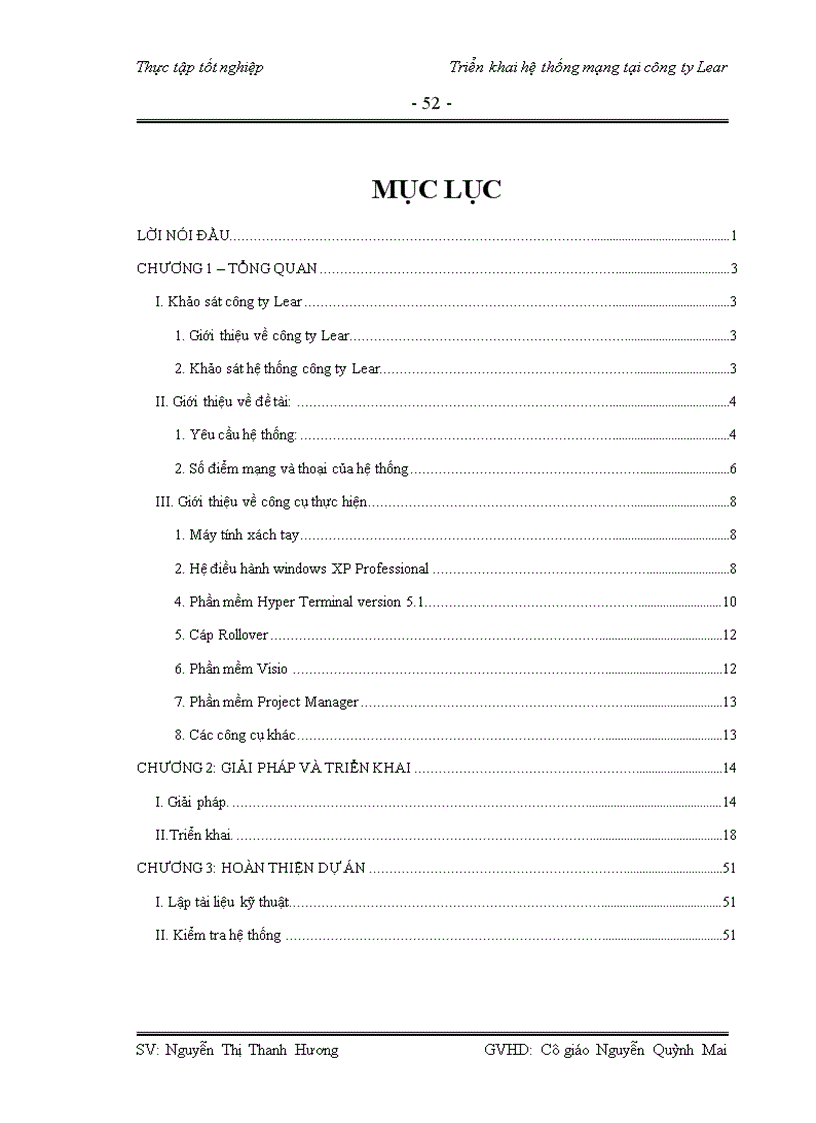 image for page Triển khai hệ thống mạng tại công ty lear