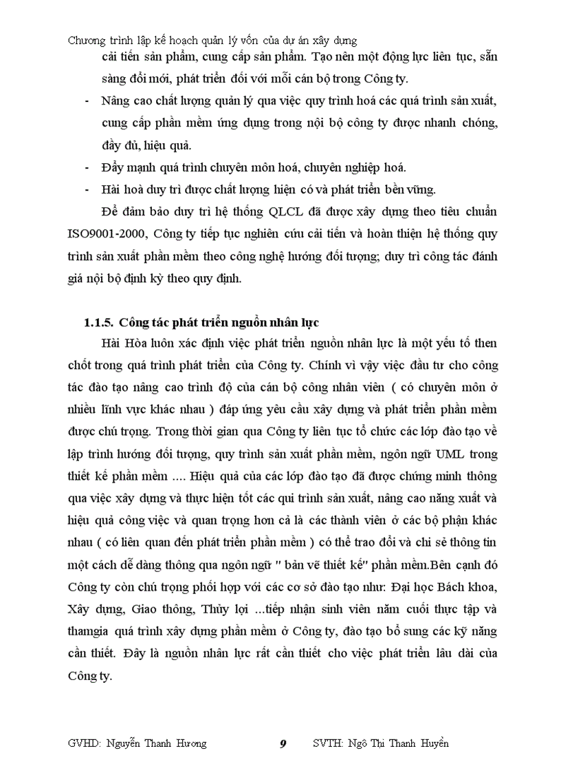 image for page Chương trình lập kế hoạch quản lý vốn của dự án xây dựng