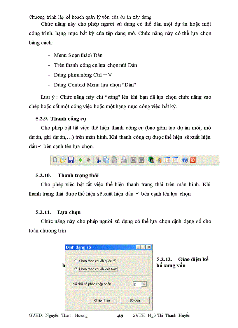 image for page Chương trình lập kế hoạch quản lý vốn của dự án xây dựng