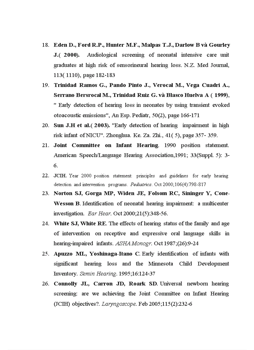 image for page Nghiên cứu ứng dụng đo điện thính giác thân não phát hiện giảm thính lực ở trẻ đẻ non tại khoa sơ sinh Bệnh viện nhi trung ương 1