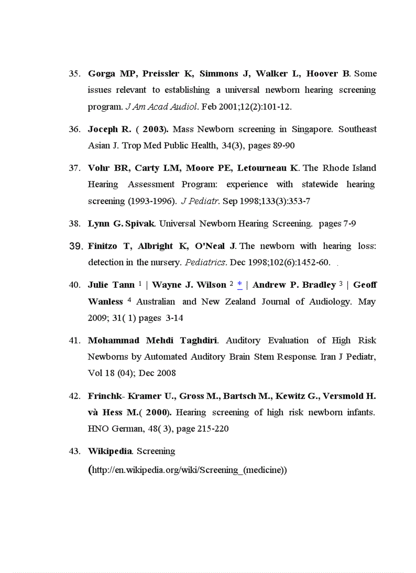 image for page Nghiên cứu ứng dụng đo điện thính giác thân não phát hiện giảm thính lực ở trẻ đẻ non tại khoa sơ sinh Bệnh viện nhi trung ương 1
