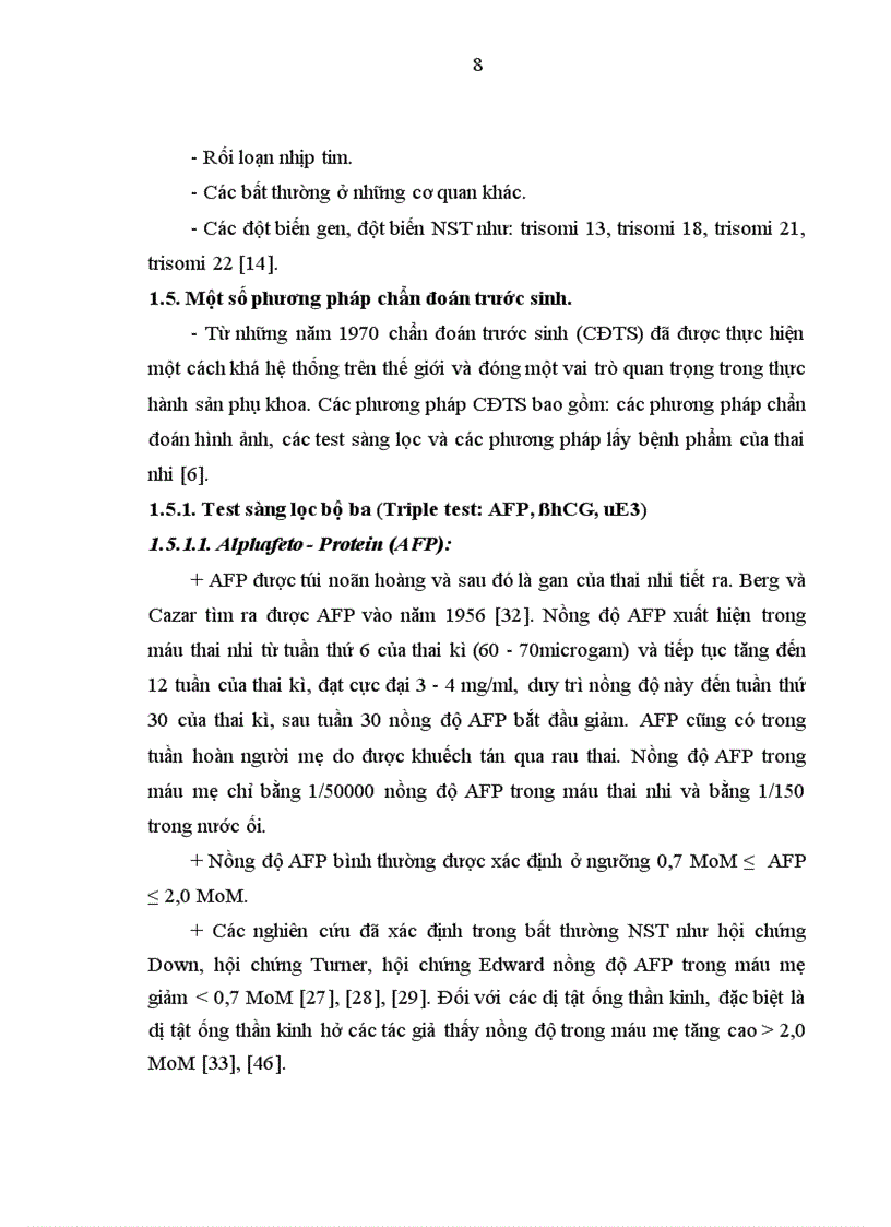 image for page Tổng kết các trường hợp dị tật tim thai nhi được chẩn đoán bằng siêu âm tại Trung tâm chẩn đoán trước sinh Bệnh viện Phụ Sản Trung Ương từ năm 2006 2009