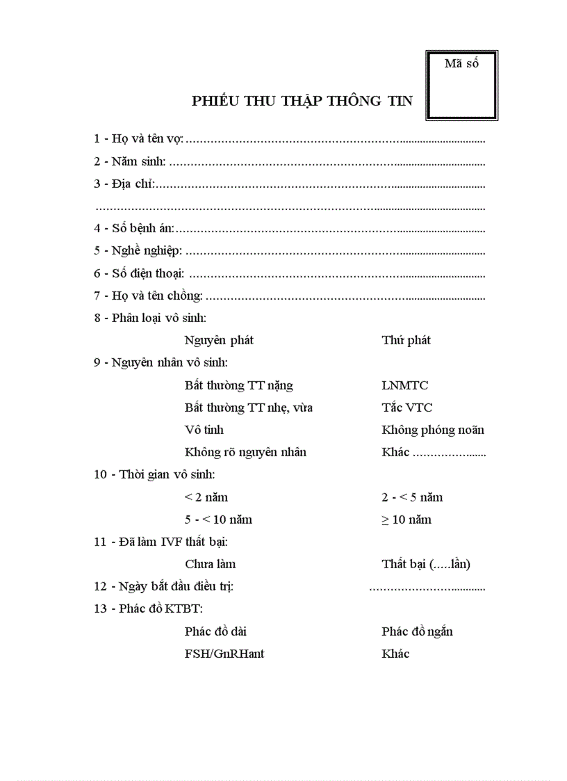 image for page Đánh giá kết quả thực hiện kỹ thuật Tiêm tinh trùng vào bào tương trứng tại Bệnh viện Phụ sản Trung ương từ 01 01 2007 đến 31 12 2008