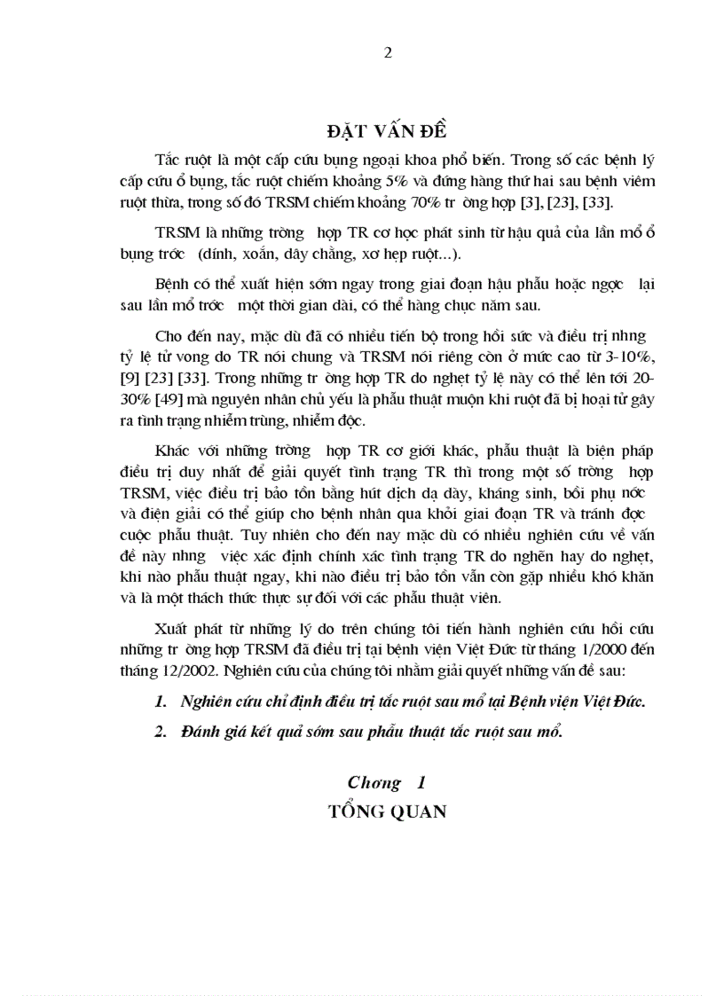 image for page Nghiên cứu kết quả sớm điều trị tắc ruột sau mổ tại bệnh viện Việt Đức từ tháng 1 2000 đến 12 2002 1