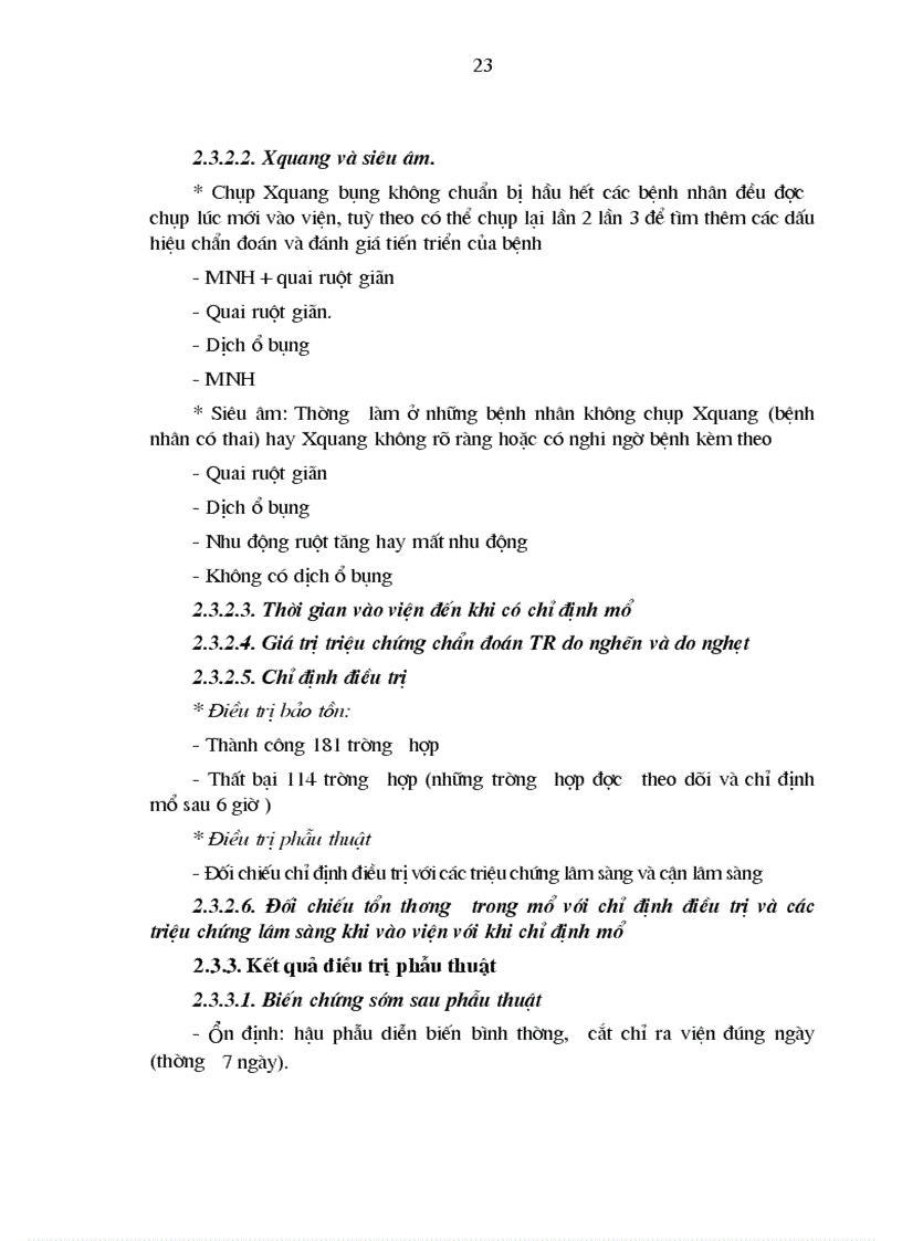 image for page Nghiên cứu kết quả sớm điều trị tắc ruột sau mổ tại bệnh viện Việt Đức từ tháng 1 2000 đến 12 2002 1