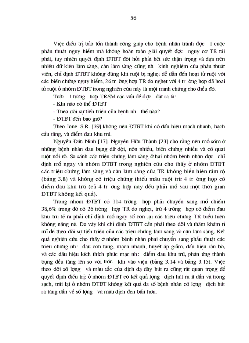 image for page Nghiên cứu kết quả sớm điều trị tắc ruột sau mổ tại bệnh viện Việt Đức từ tháng 1 2000 đến 12 2002 1