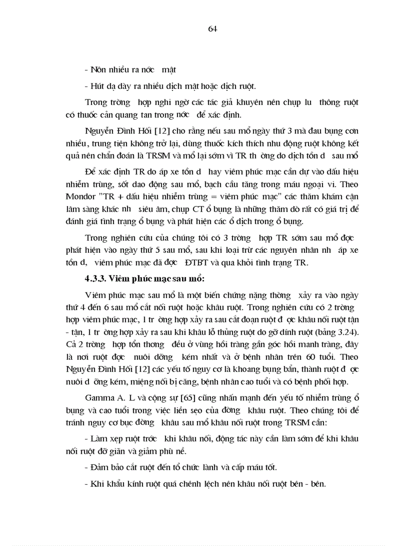 image for page Nghiên cứu kết quả sớm điều trị tắc ruột sau mổ tại bệnh viện Việt Đức từ tháng 1 2000 đến 12 2002 1