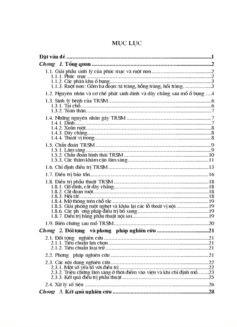 image for page Nghiên cứu kết quả sớm điều trị tắc ruột sau mổ tại bệnh viện Việt Đức từ tháng 1 2000 đến 12 2002 1