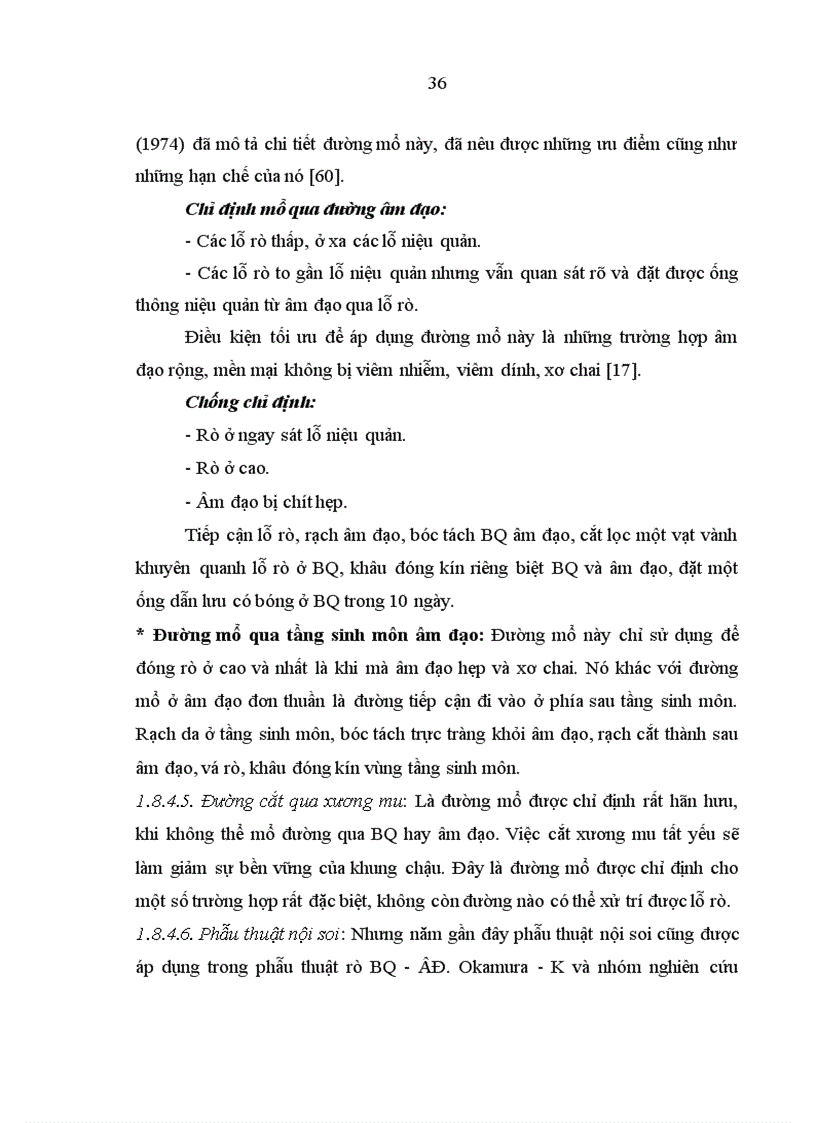 image for page Nghiên cứu đặc điểm chẩn đoán và kết quả điều trị phẫu thuật các tai biến tiết niệu sau mổ sản phụ khoa tại bệnh viện Việt Đức