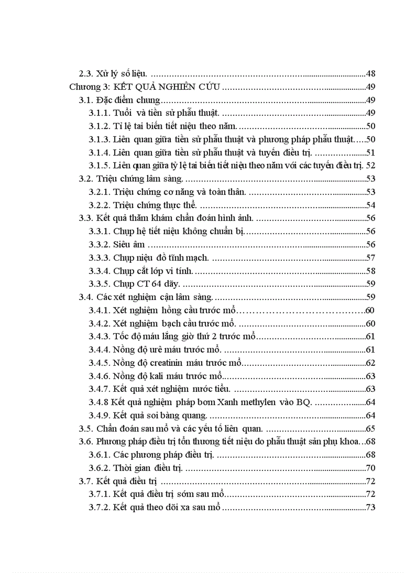 image for page Nghiên cứu đặc điểm chẩn đoán và kết quả điều trị phẫu thuật các tai biến tiết niệu sau mổ sản phụ khoa tại bệnh viện Việt Đức