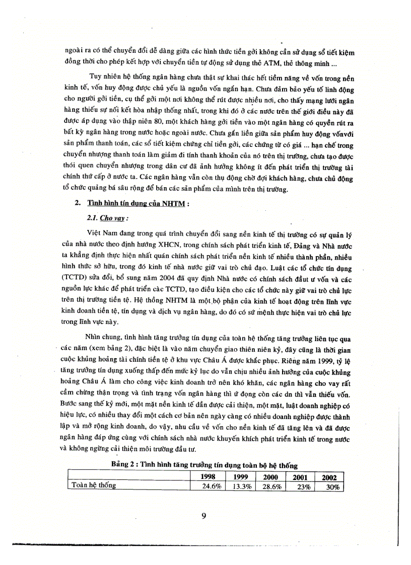 image for page Lý luận chung về ngân hàng thương mại thực trạng của hệ thống ngân hàng thương mại Việt Nam