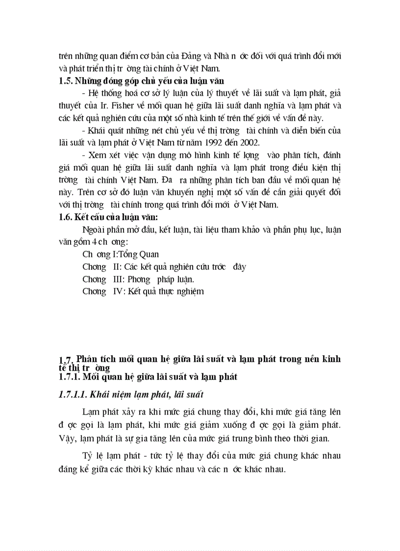 image for page Phân tích lãi suất danh nghĩa và lạm phát trong đổi mới tài chính ở Việt Nam