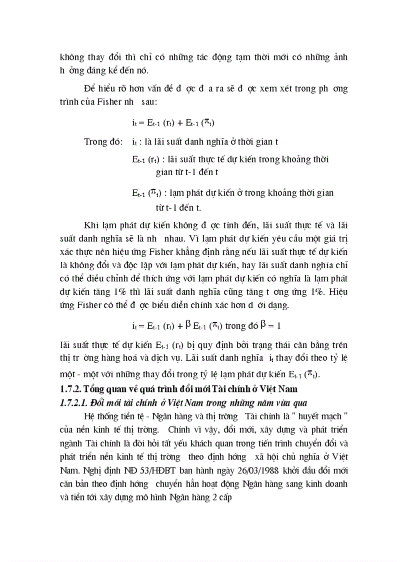 image for page Phân tích lãi suất danh nghĩa và lạm phát trong đổi mới tài chính ở Việt Nam