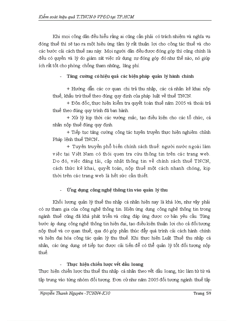 image for page Thực trạng quản lý thu thuế tncn đối với văn phòng đại diện người nước ngoài trên địa bàn tp hồ chí minh
