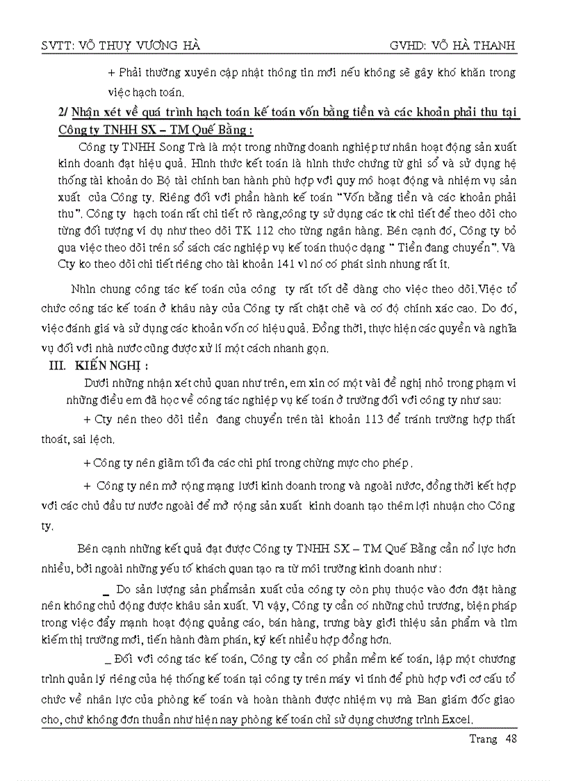 image for page Kế toán bán hàng và các khoản nợ phải thu của công ty cổ phần TM
