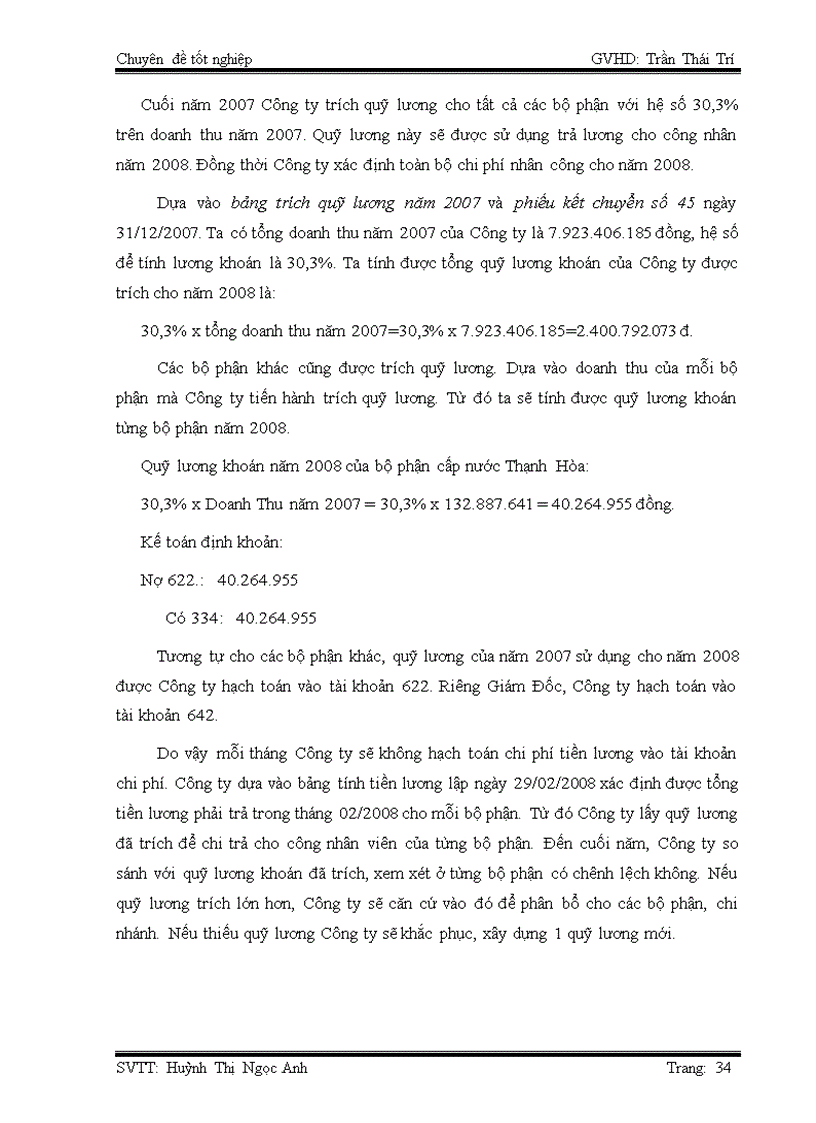 image for page Thực tế công tác kế toán tiền lương và các khoản trích theo lương tại công ty tnhh 1 thành viên công trình đô thị bến lức