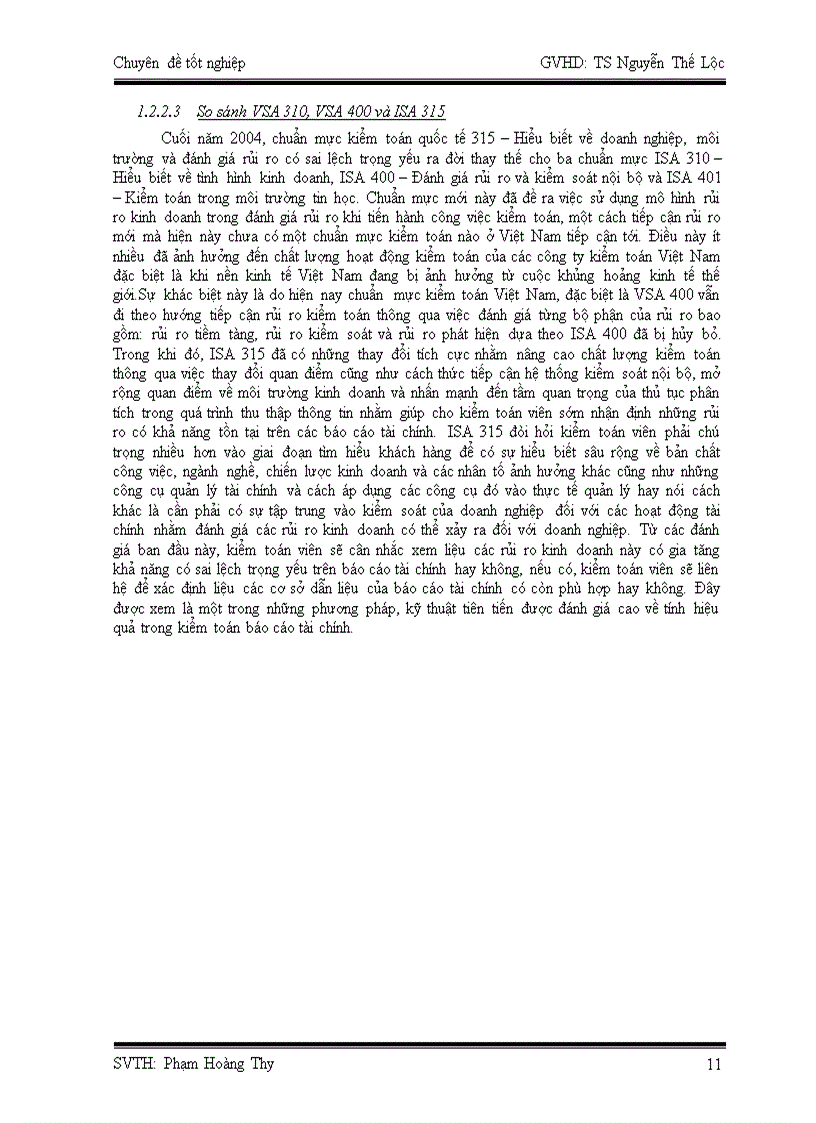 image for page Quy trình đánh giá rủi ro trong giai đoạn chuẩn bị kiểm toán tại công ty kiểm toán Ernst Young Việt Nam 1