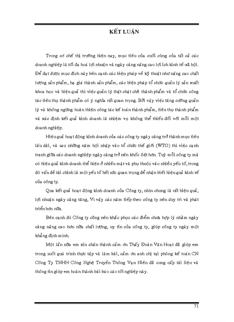 image for page Kế toán quá trình bán hàng và xác định kết quả kinh doanh tại cn công ty tnhh công nghệ truyền thông vạn niên