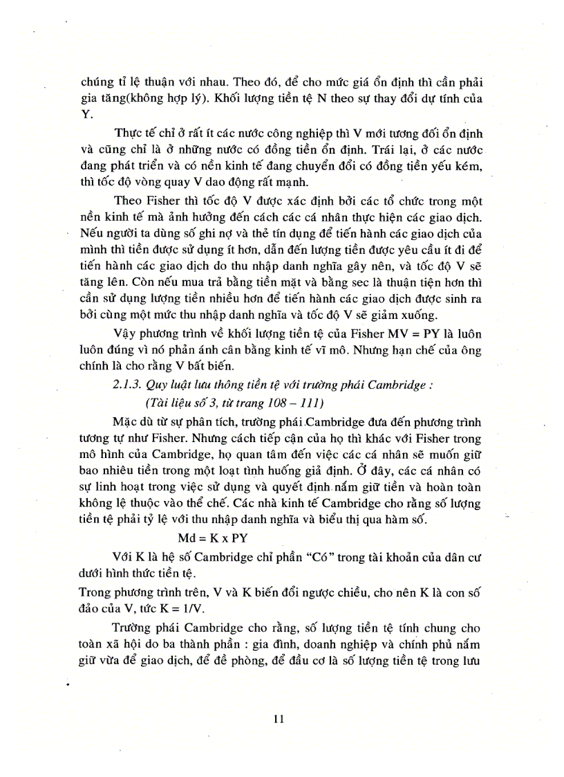 image for page Quy luật lưu thông tiền tệ và ý nghĩa thực tiễn