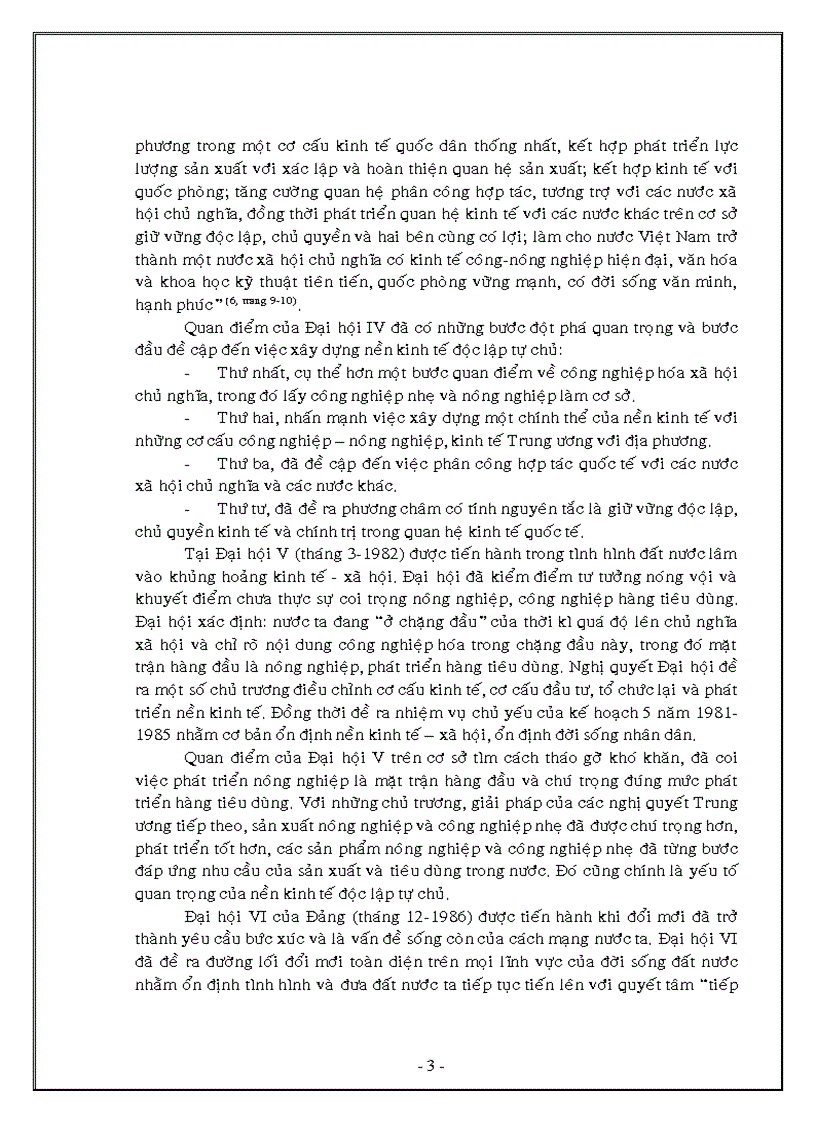image for page Quá trình xây dựng nền kinh tế độc lập tự chủ ở việt nam