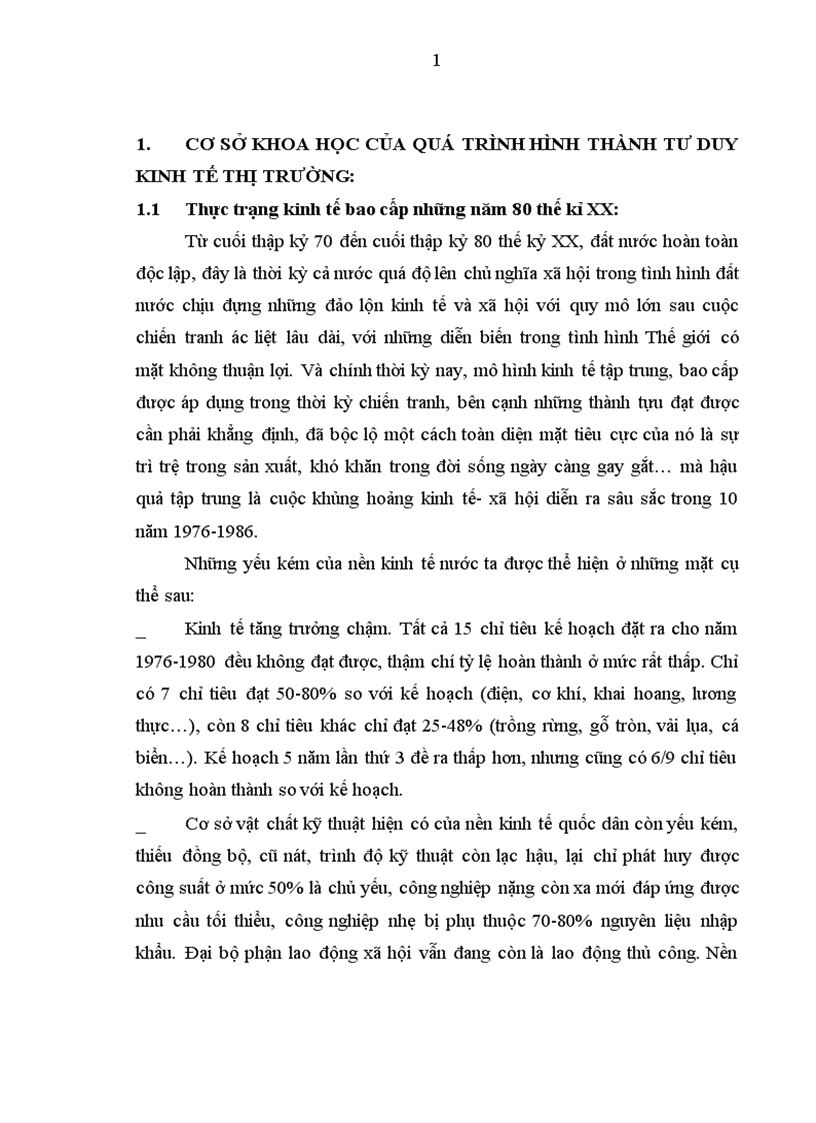 image for page Quá trình hình thành tư duy kinh tế thị trường của đảng và nhà nước ta