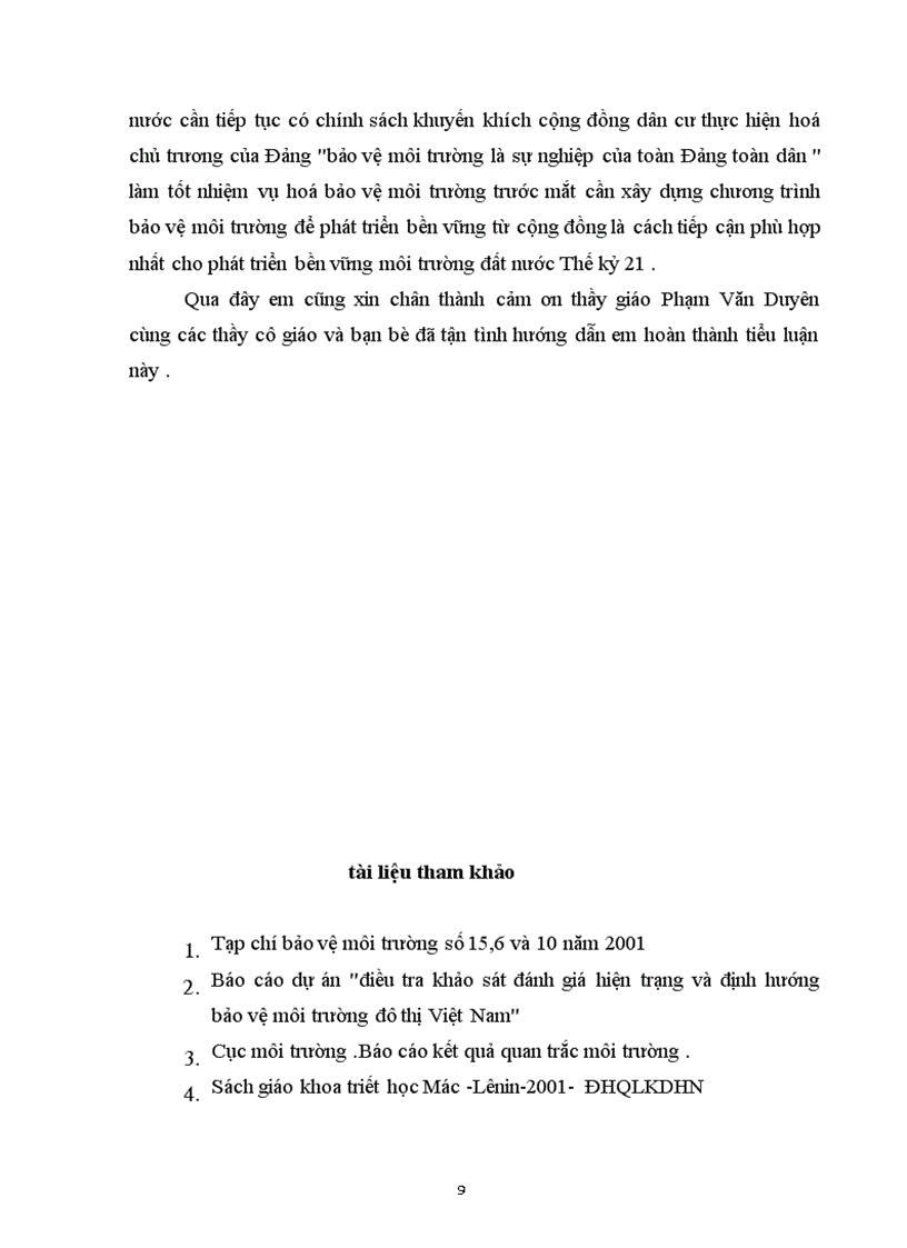 image for page Dựa vào cặp phạm trù triết học nguyên nhân kết quả để đề cập đến một số vấn đề bức xúc của ô nhiễm môi trường đô thị và một số biện pháp khắc phục