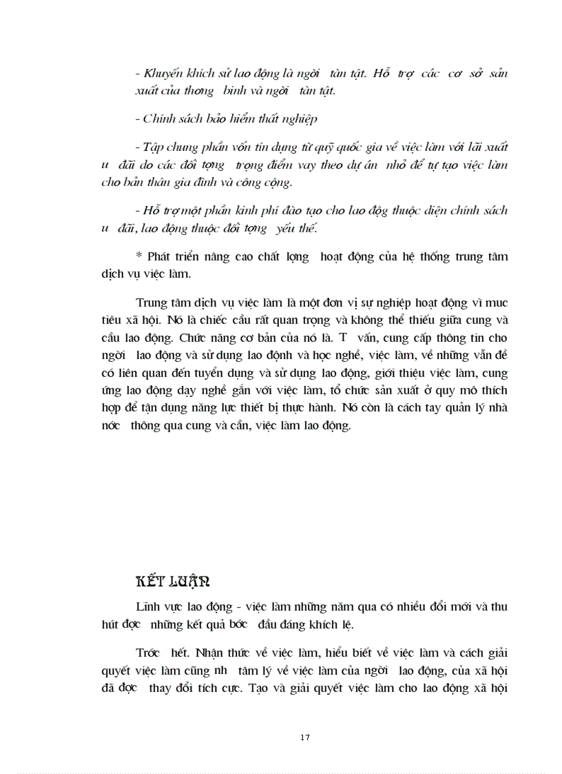 image for page Những vấn đề về thất nghiệp và giải quyết việc làm ở Việt Nam