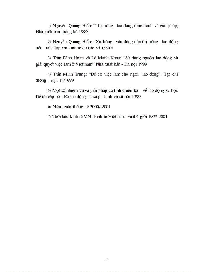 image for page Những vấn đề về thất nghiệp và giải quyết việc làm ở Việt Nam