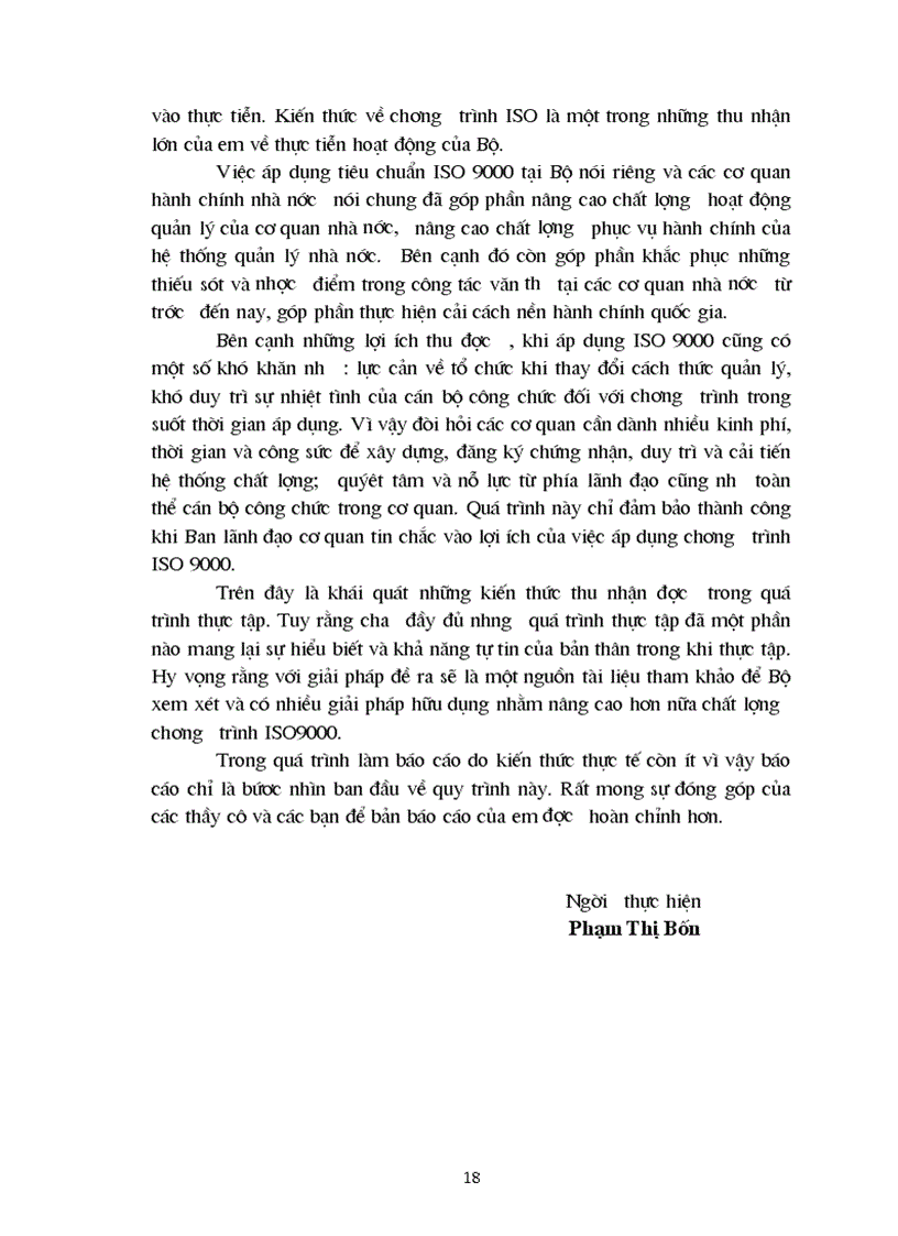 image for page Công tác triển khai thực hiện chương trình ISO 9000 tại Bộ Công nghiệp và một số kiến nghị