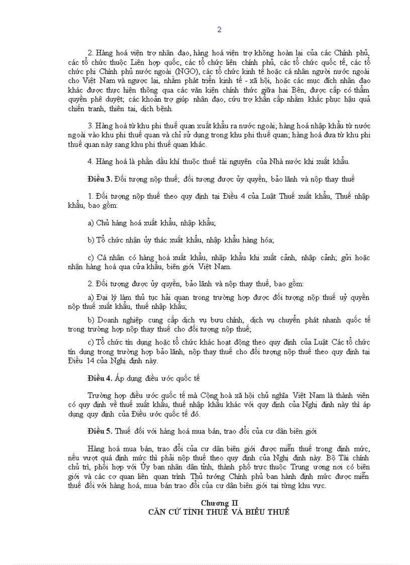 image for page Những vấn đề về thuế