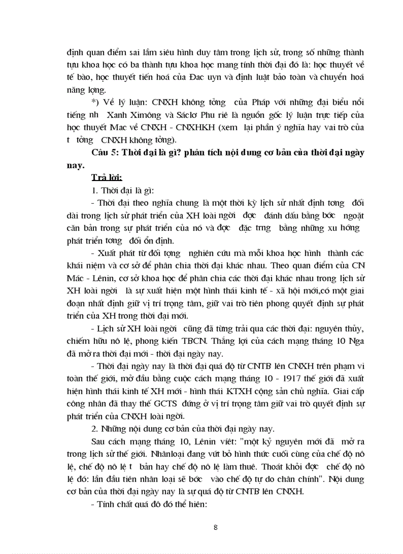 image for page Đề cương chủ nghĩa xã hội khoa học