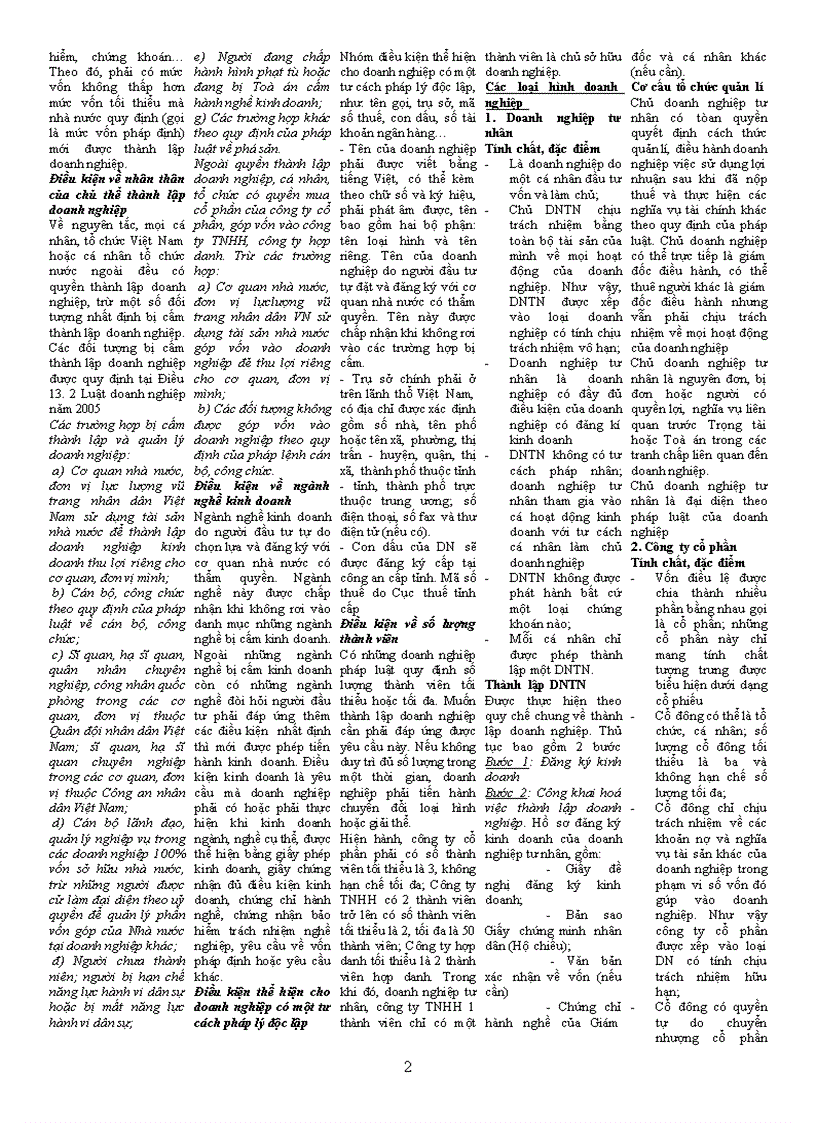 image for page Câu hỏi ôn tập luật kinh tế