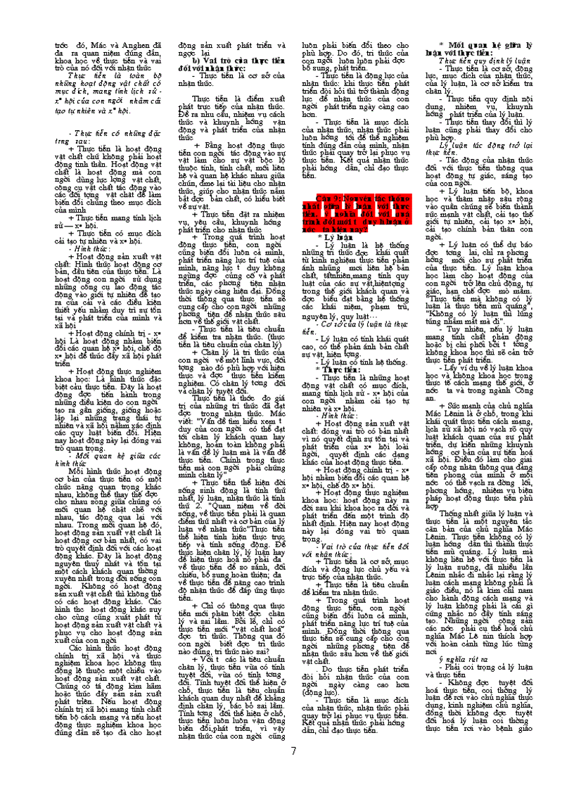 image for page Câu hỏi ôn tập môn triết học