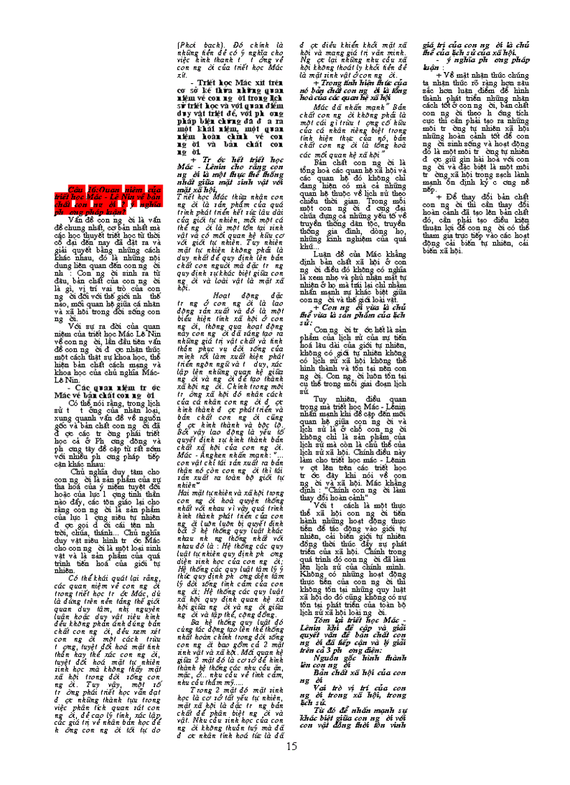 image for page Câu hỏi ôn tập môn triết học