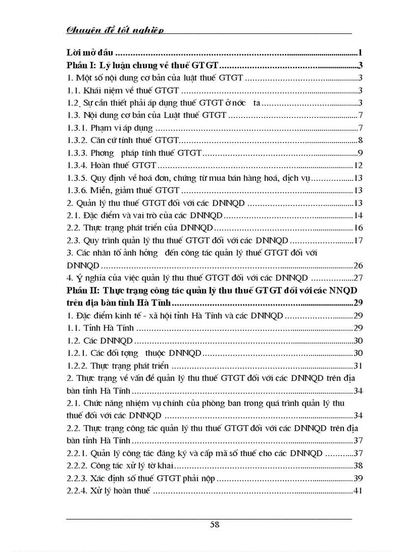 image for page Giải pháp tăng cường quản lý thu thuế giá trị gia tăng đối với các doanh nghiệp ngoài quốc doanh trên địa bàn tỉnh Hà Tĩnh