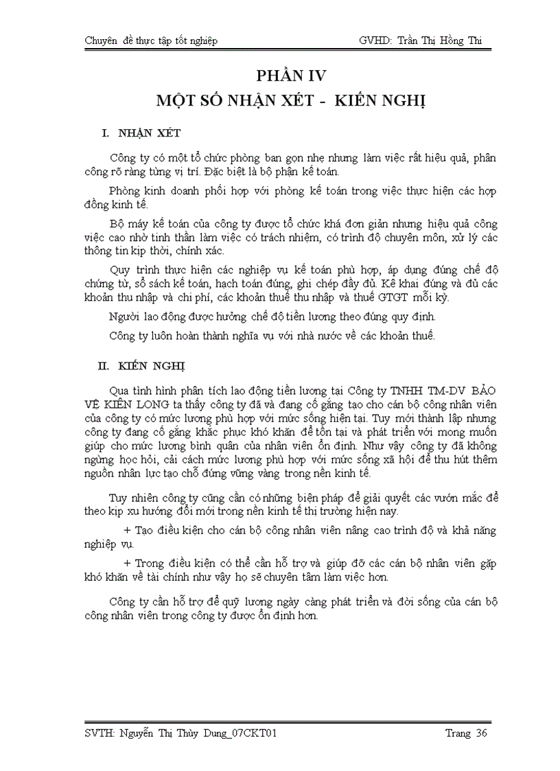 image for page Kế toán tiền lương và các khoản trích theo lương tại công ty tnhh tm dv bảo vệ kiên long