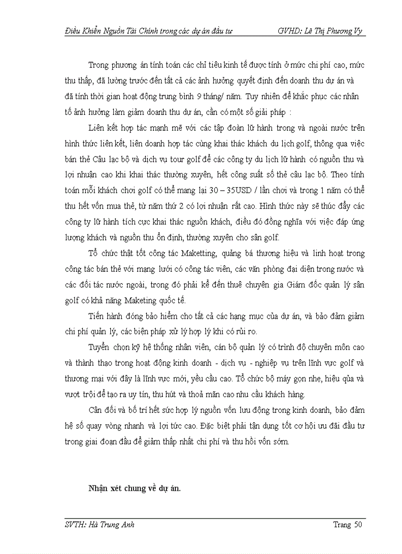 image for page Điều khiển nguồn tài chính trong các dự án đầu tư