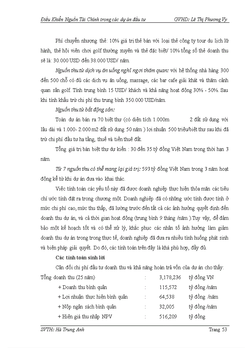 image for page Điều khiển nguồn tài chính trong các dự án đầu tư