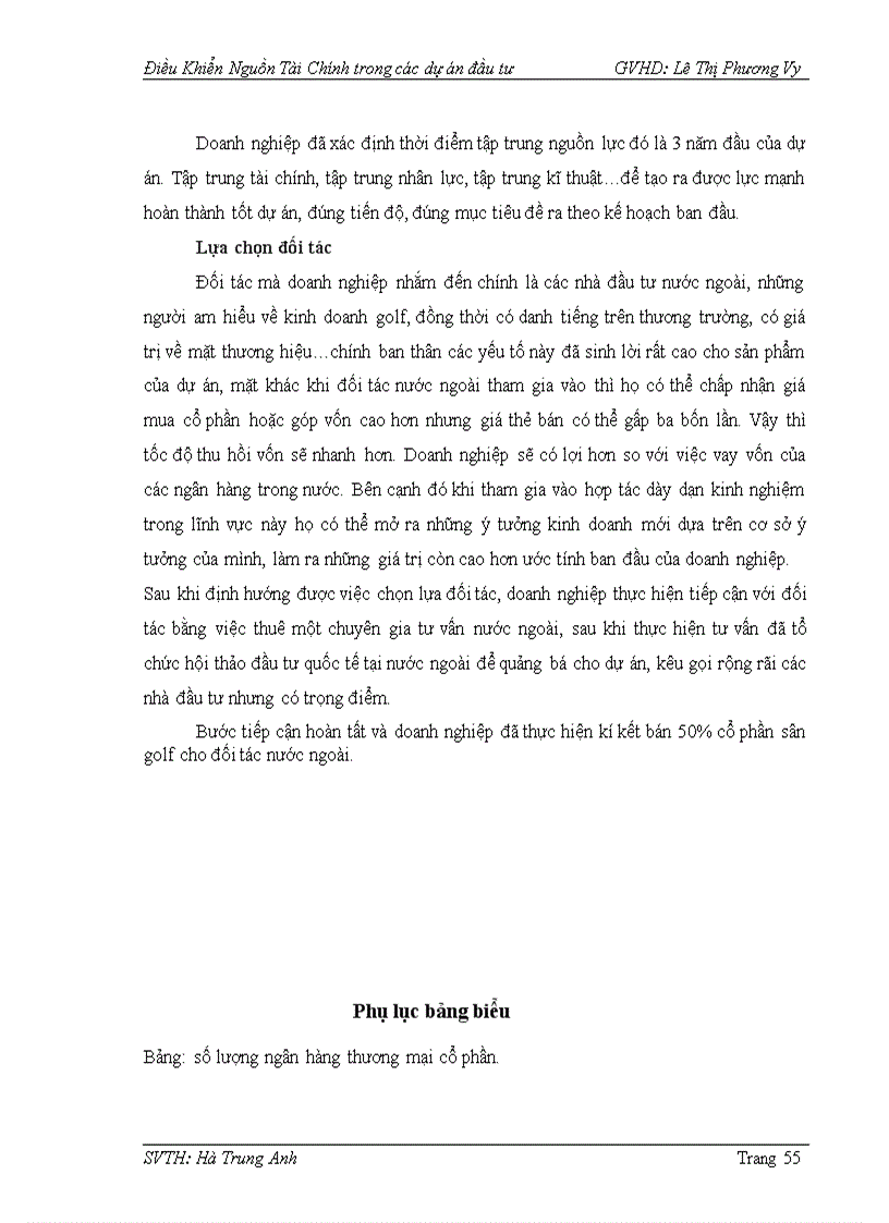 image for page Điều khiển nguồn tài chính trong các dự án đầu tư