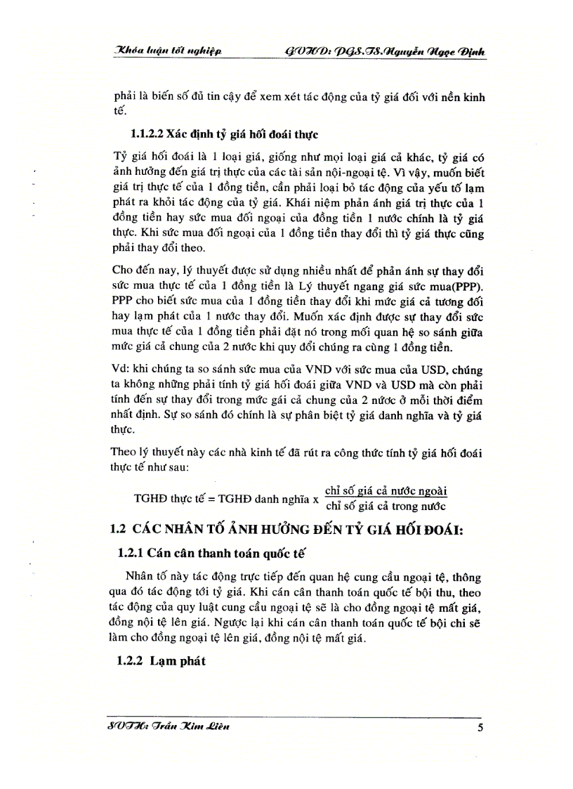 image for page Tỷ giá hối đoái và tác động của tỷ giá hối đoái đến cán cân thanh toán
