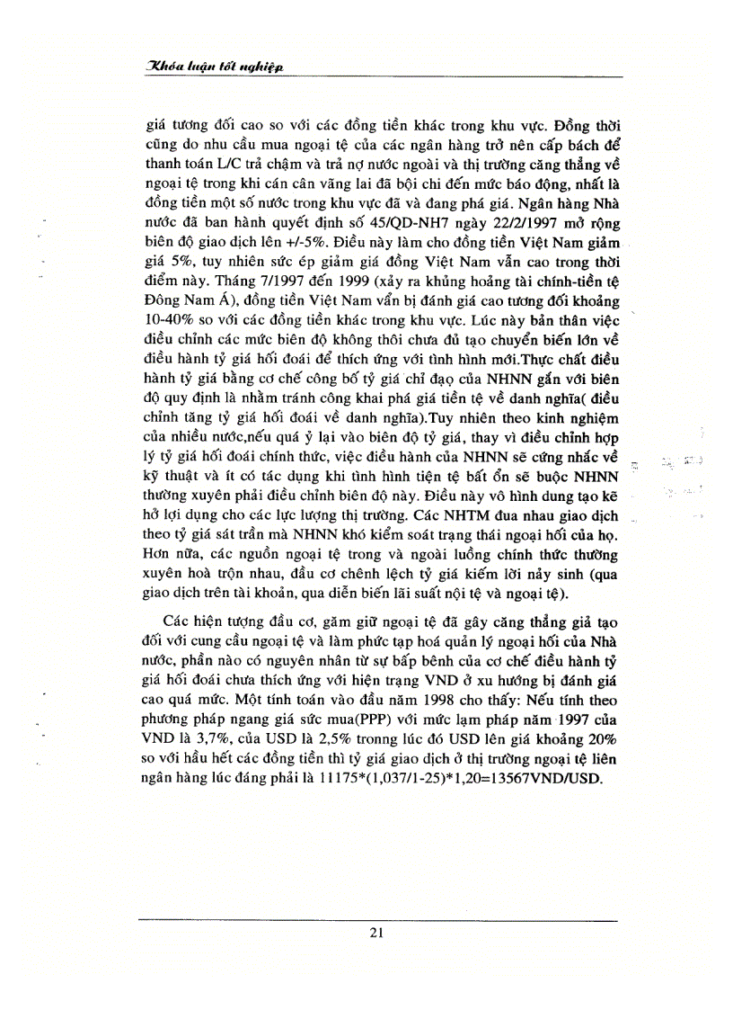 image for page Tỷ giá hối đoái và tác động của tỷ giá hối đoái đến cán cân thanh toán