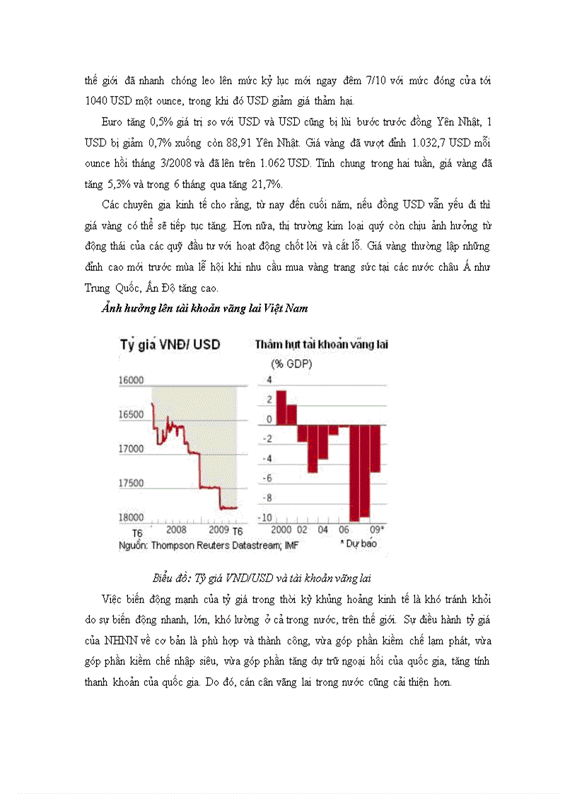 image for page Xu hướng cán cân vãng lai việt nam hậu khủng hoảng tài chính toàn cầu