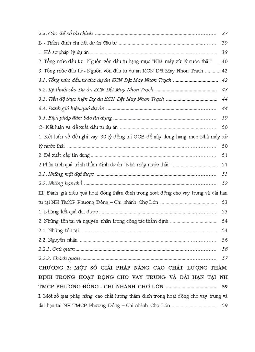 image for page Giải pháp nâng cao chất lượng thẩm định trong hoạt động cho vay trung và dài hạn tại ngân hàng phương đông chi nhánh chợ lớn