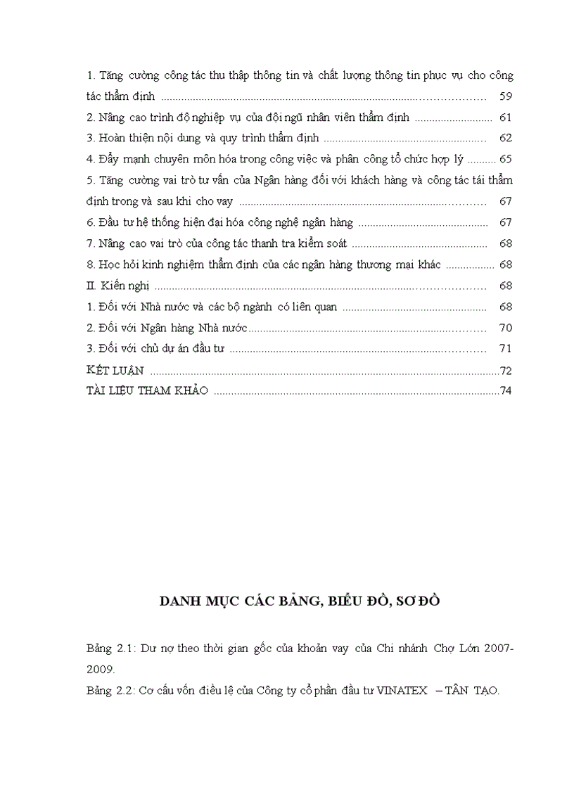 image for page Giải pháp nâng cao chất lượng thẩm định trong hoạt động cho vay trung và dài hạn tại ngân hàng phương đông chi nhánh chợ lớn