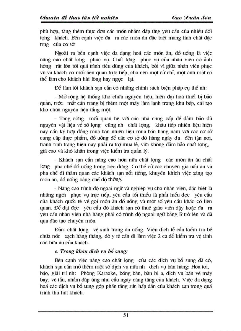 image for page Khách hàng và các biện pháp thu hút khách hàng ở khách sạn Điện Lự