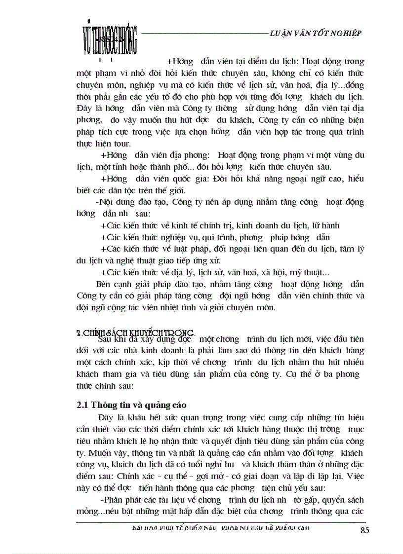 image for page Các giải pháp nhằm duy trì và mở rộng thị trường khách du lịch là người Pháp