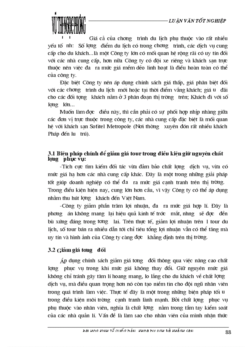 image for page Các giải pháp nhằm duy trì và mở rộng thị trường khách du lịch là người Pháp